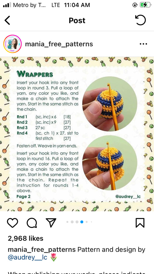 Step 1 Crochet class.