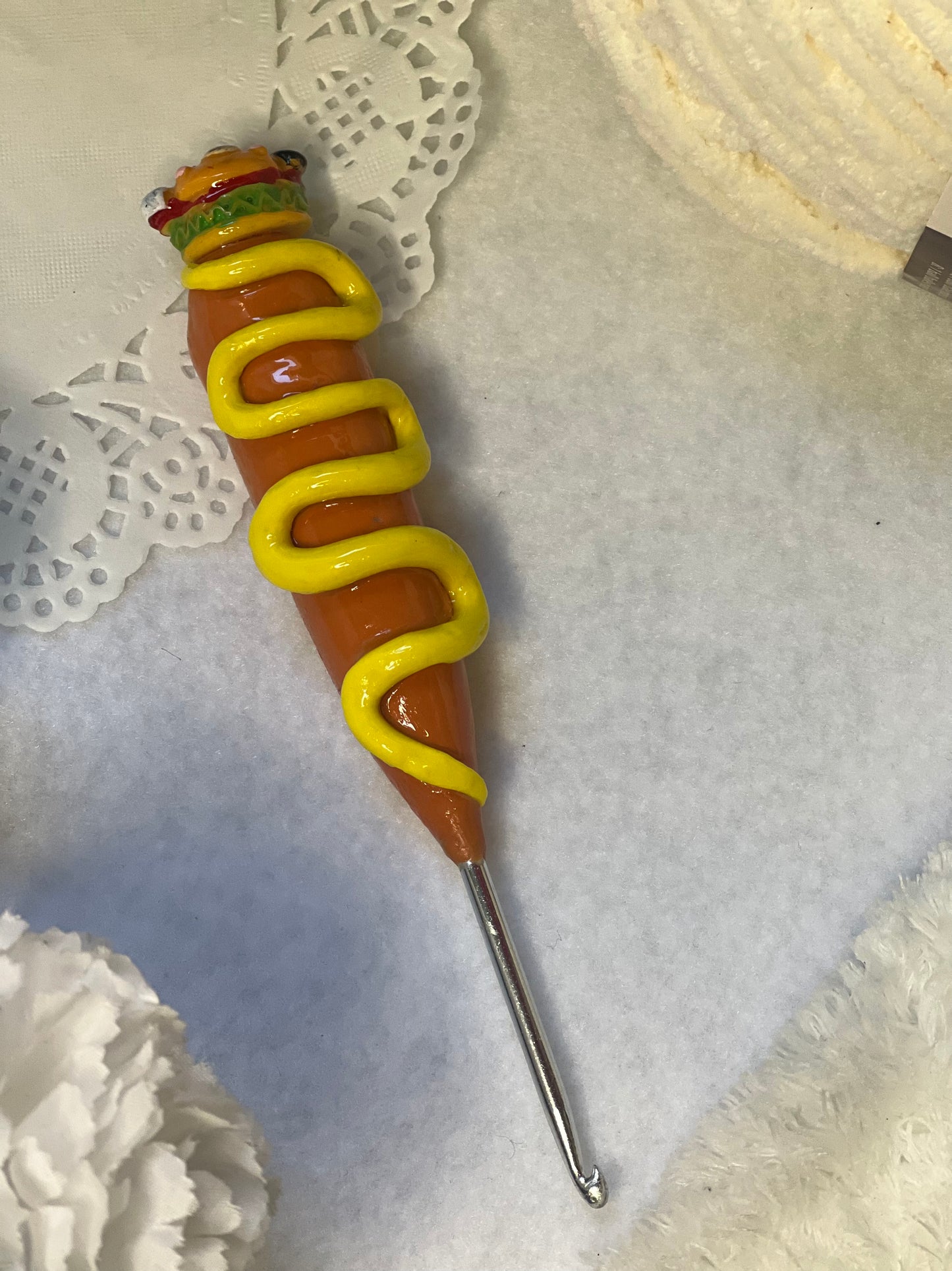 Crochet Hook (Corn Dog)
