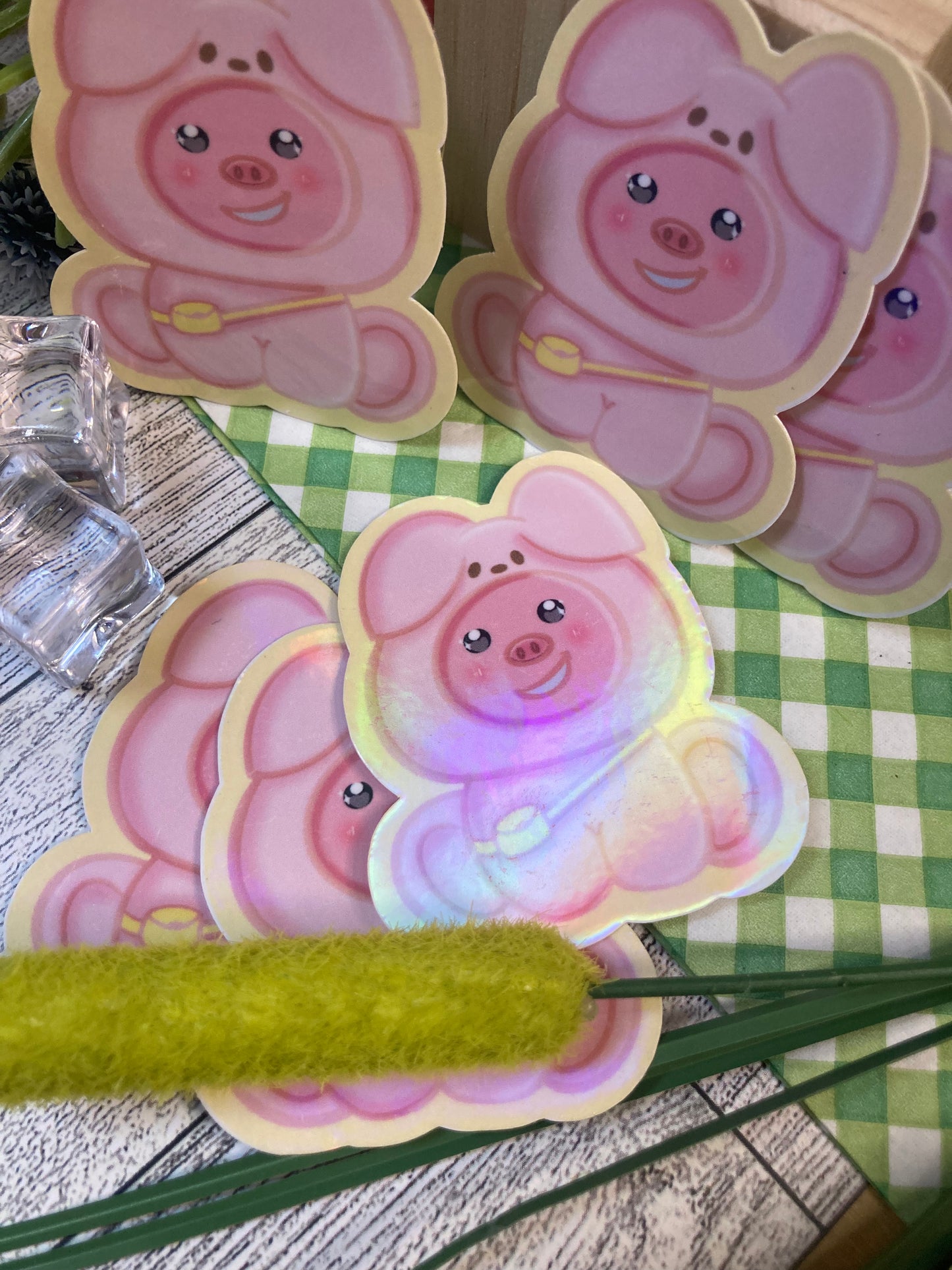 Pinky piggy In costume Die Cut Sticker