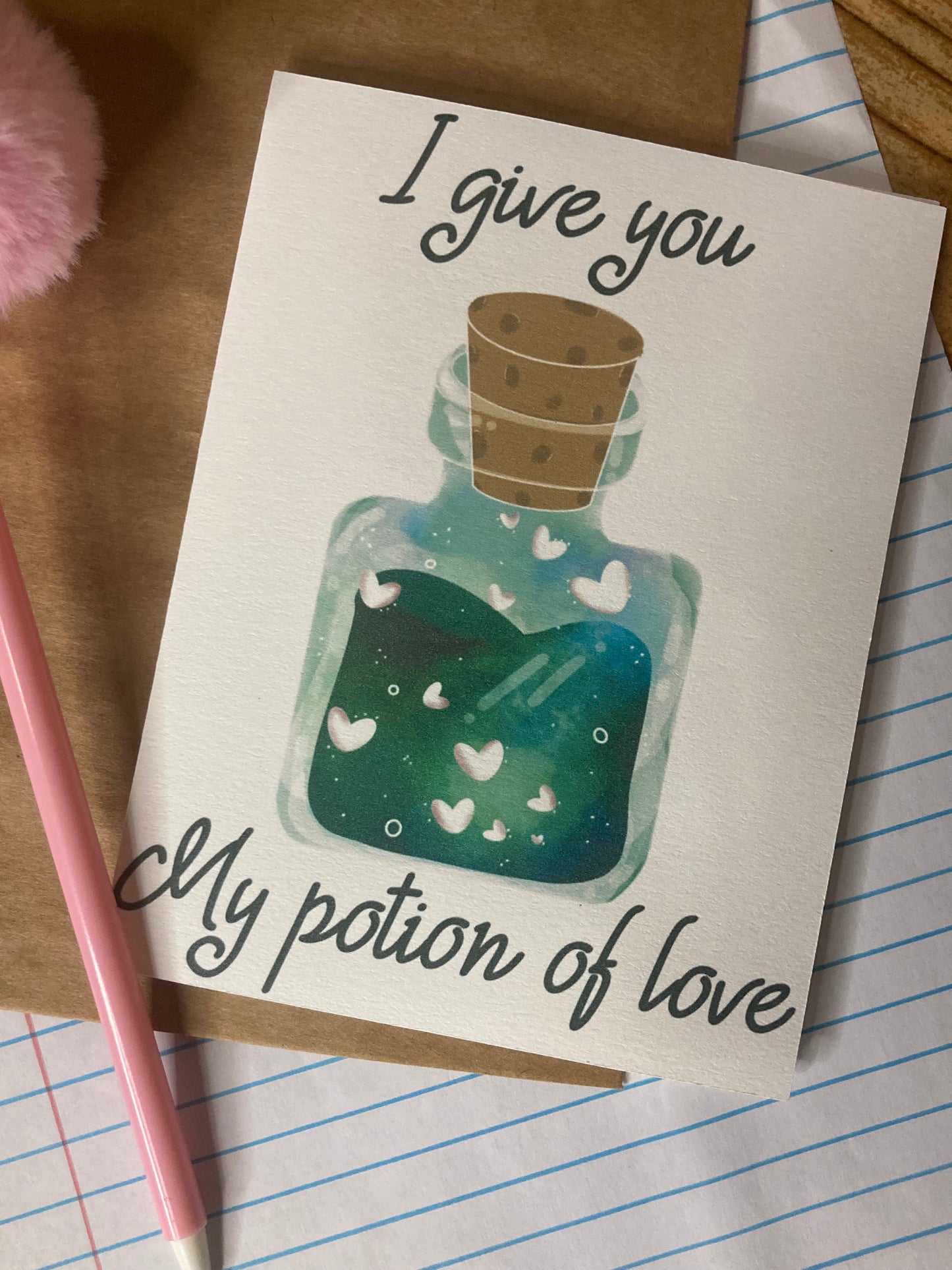 Potion Of Love Greeting Card
