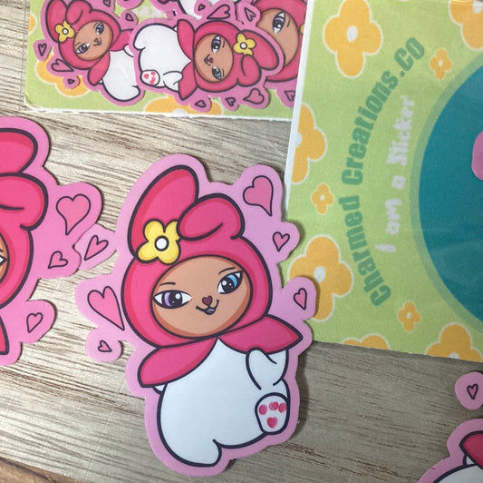 Mello Bunny Vinyl Sticker
